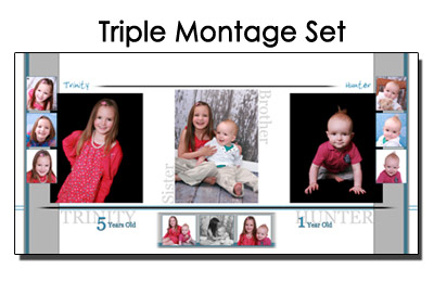 montage triple set