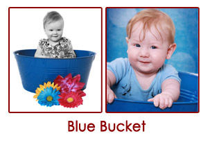baby in bucket