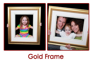 gold photo frame