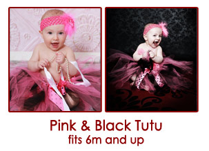 pink & black tutu
